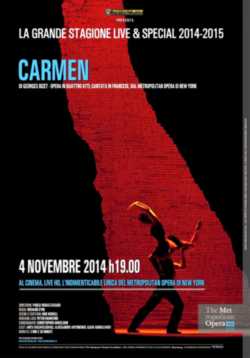 locandina Carmen - Metropolitan Opera di New York