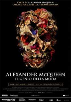 locandina manifesto Alexander McQueen - Il genio della moda