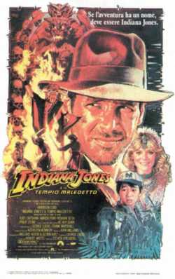 locandina Indiana Jones e il tempio maledetto