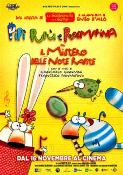 locandina manifesto Pipi' Pupu' e Rosmarina in Il Mistero delle Note Rapite