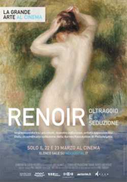 locandina manifesto Renoir  oltraggio e seduzione