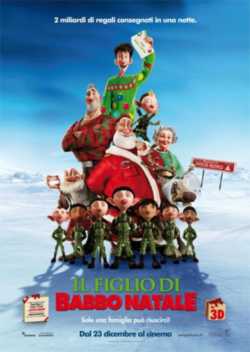locandina Arthur Christmas  Il figlio di Babbo Natale 3D