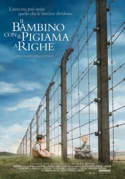 locandina Il bambino con il pigiama a righe