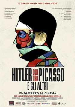 locandina manifesto Hitler contro Picasso e gli altri
