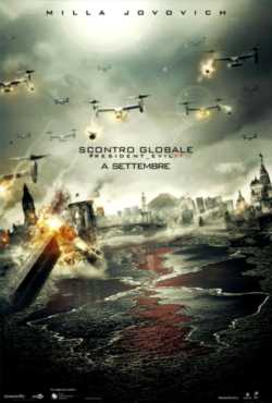 locandina Resident Evil  Scontro Globale
