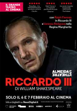 manifesto Riccardo III - Almeida Theatre Live locandina manifesto Riccardo III - Almeida Theatre Live