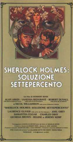 locandina Sherlock Holmes  soluzione settepercento