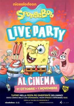 locandina SpongeBob Live Party